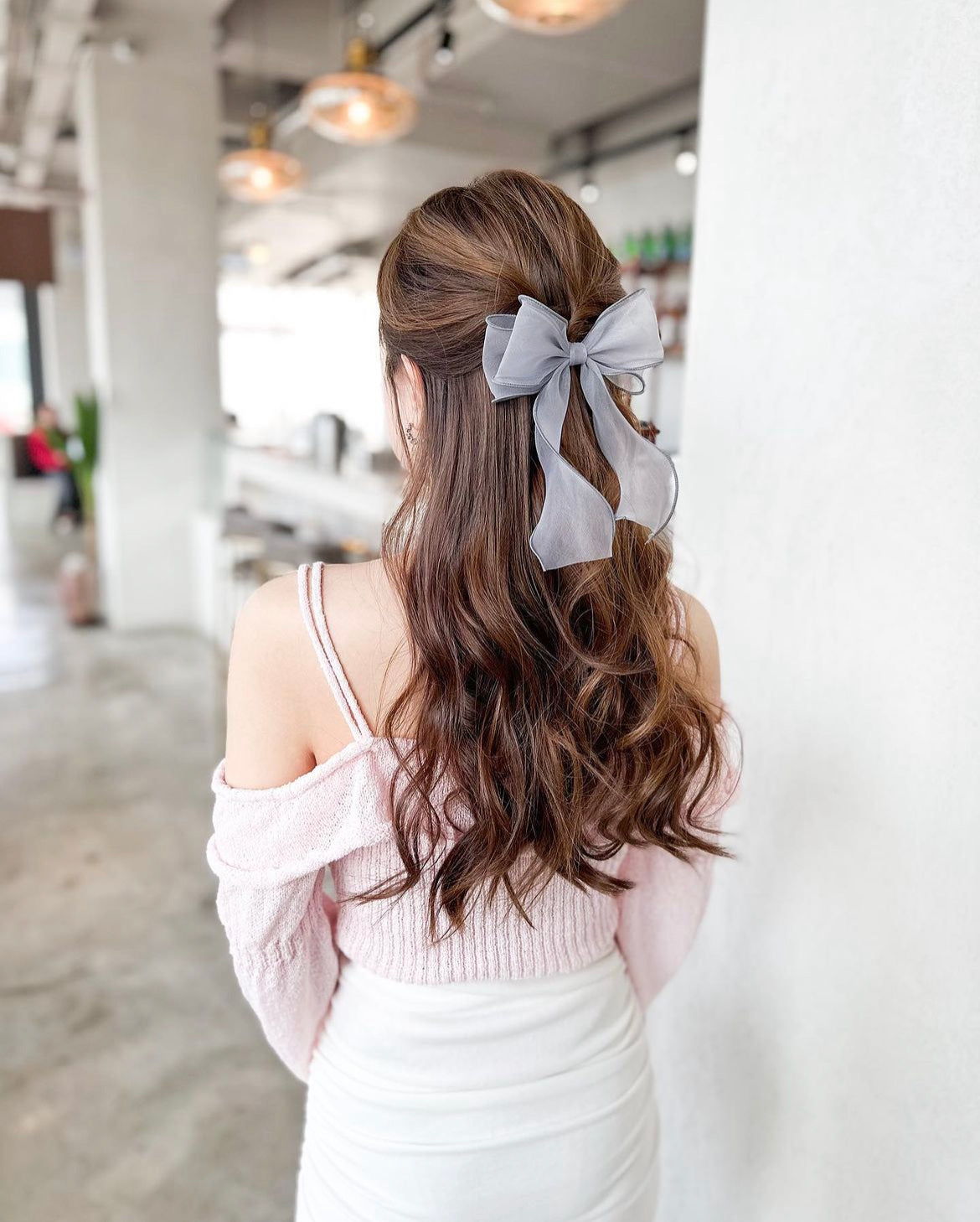🎀ruffles 網紗蝴蝶髮插(粗身款)