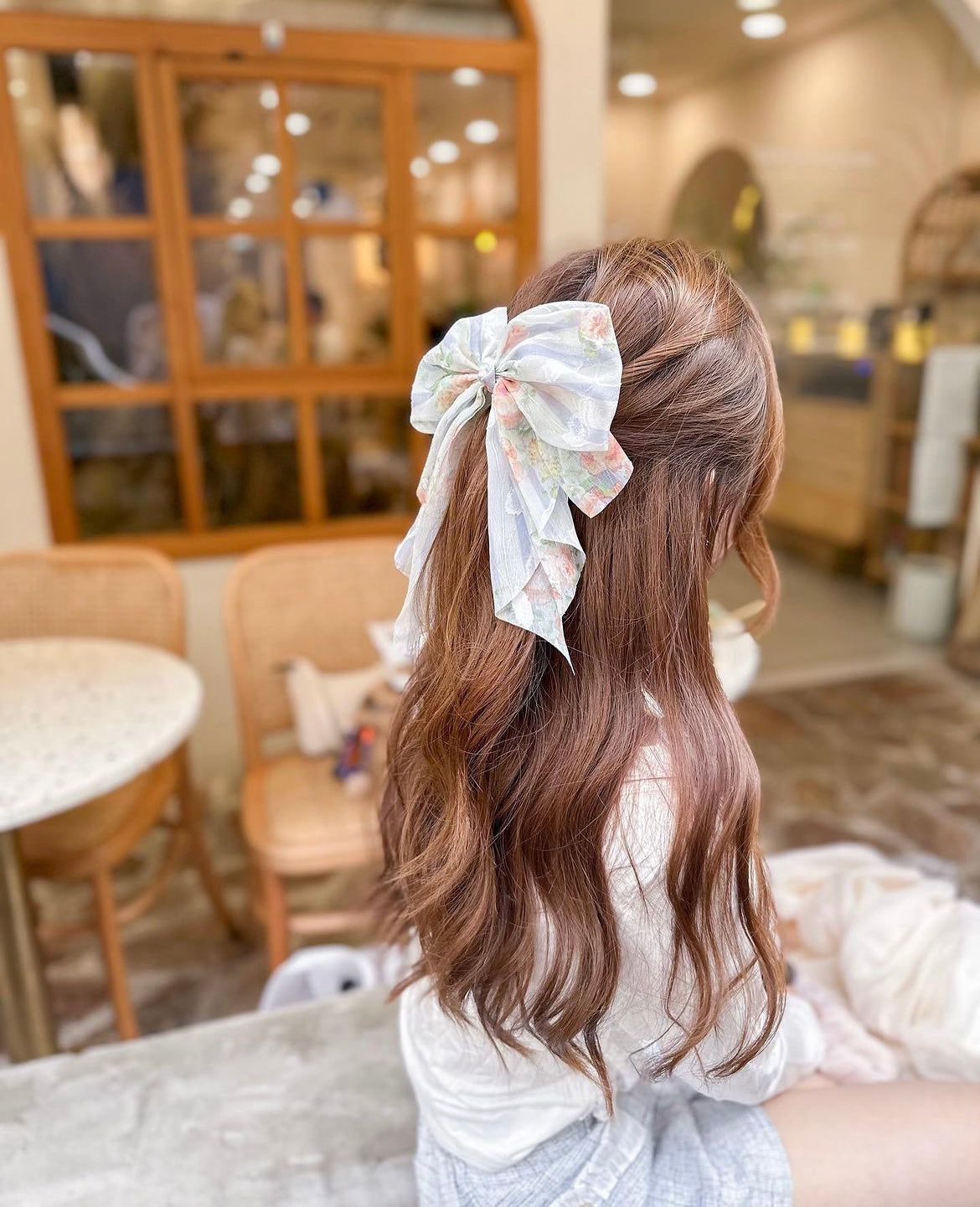 🧺野餐風間條紋碎花香蕉夾
