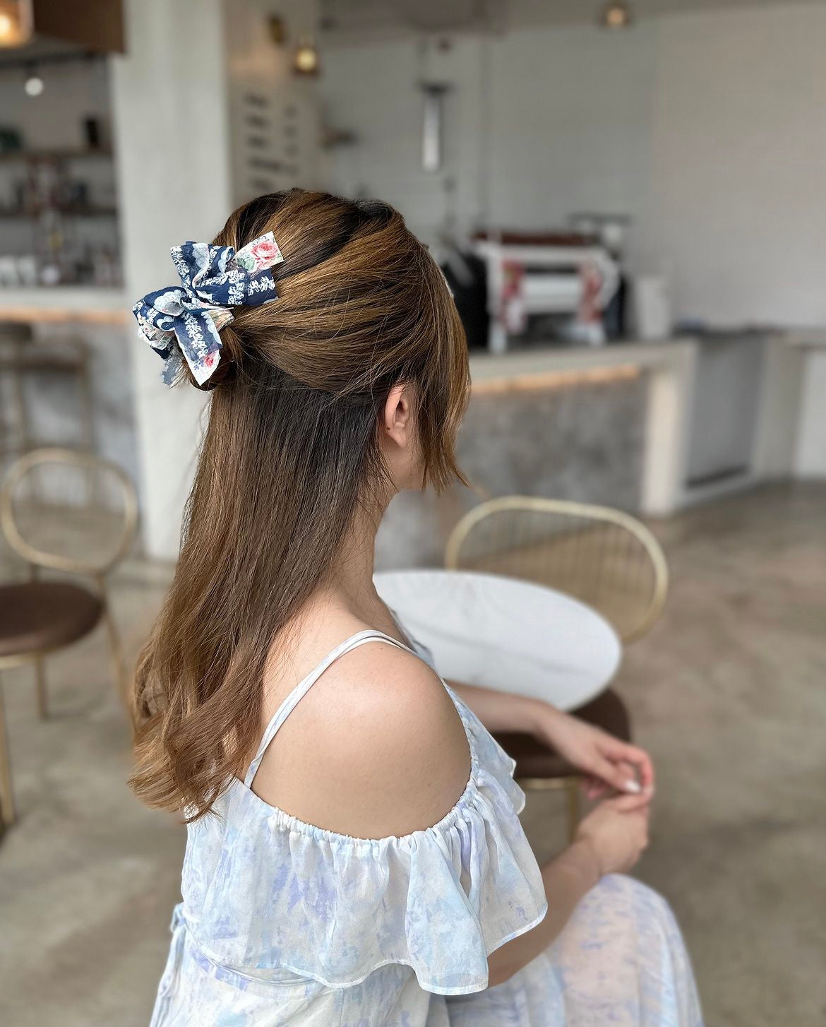 👘和風碎花迷李丸子夾