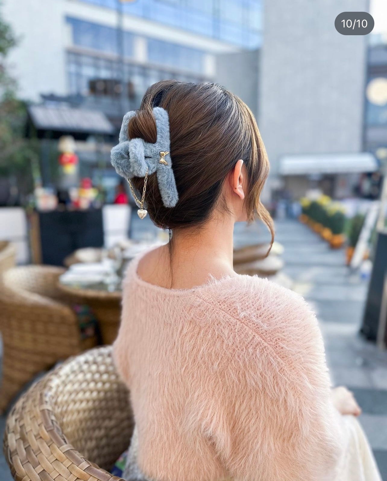 🧸鎖鏈吊鏈毛毛鯊魚夾