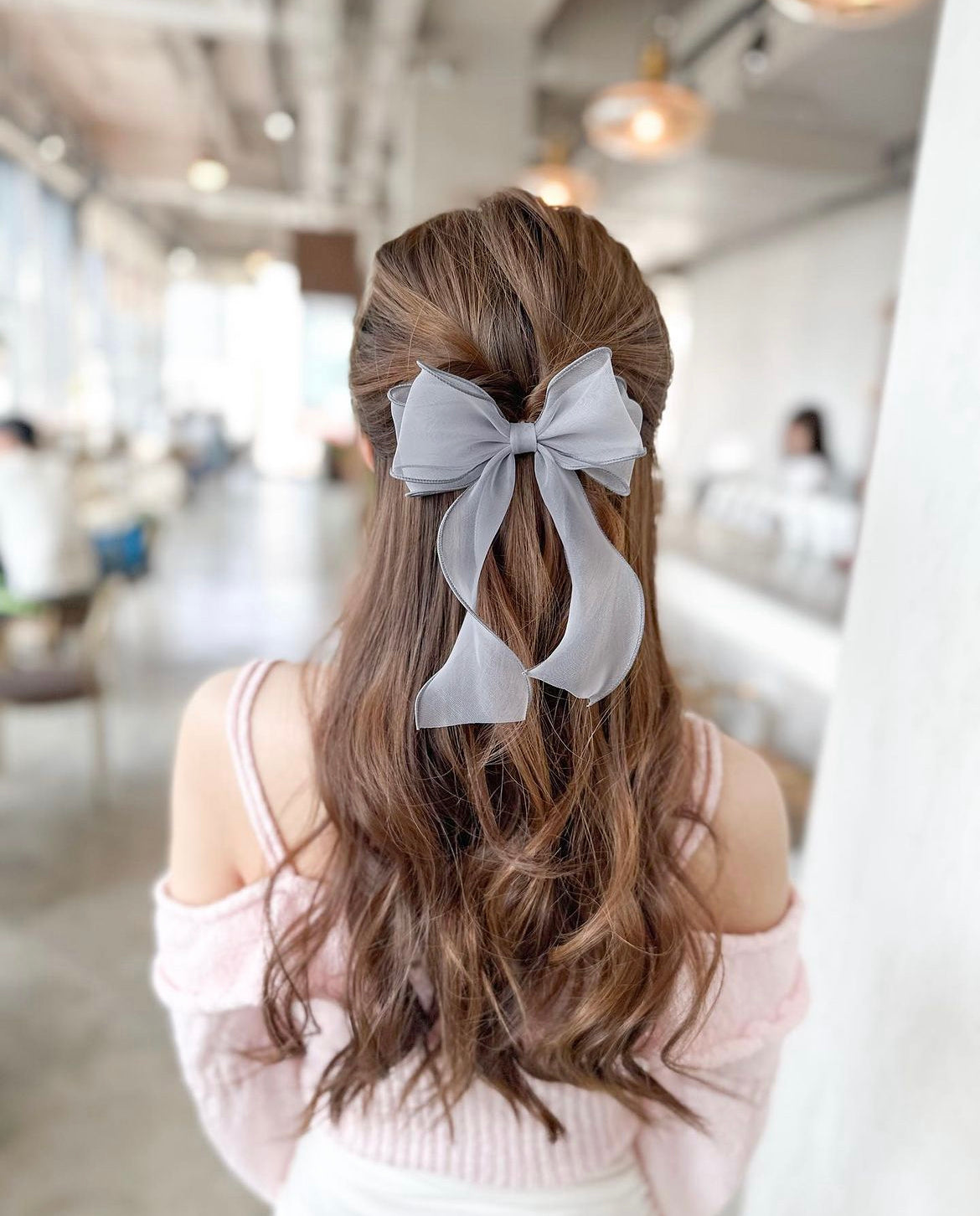 🎀ruffles 網紗蝴蝶髮插(粗身款)