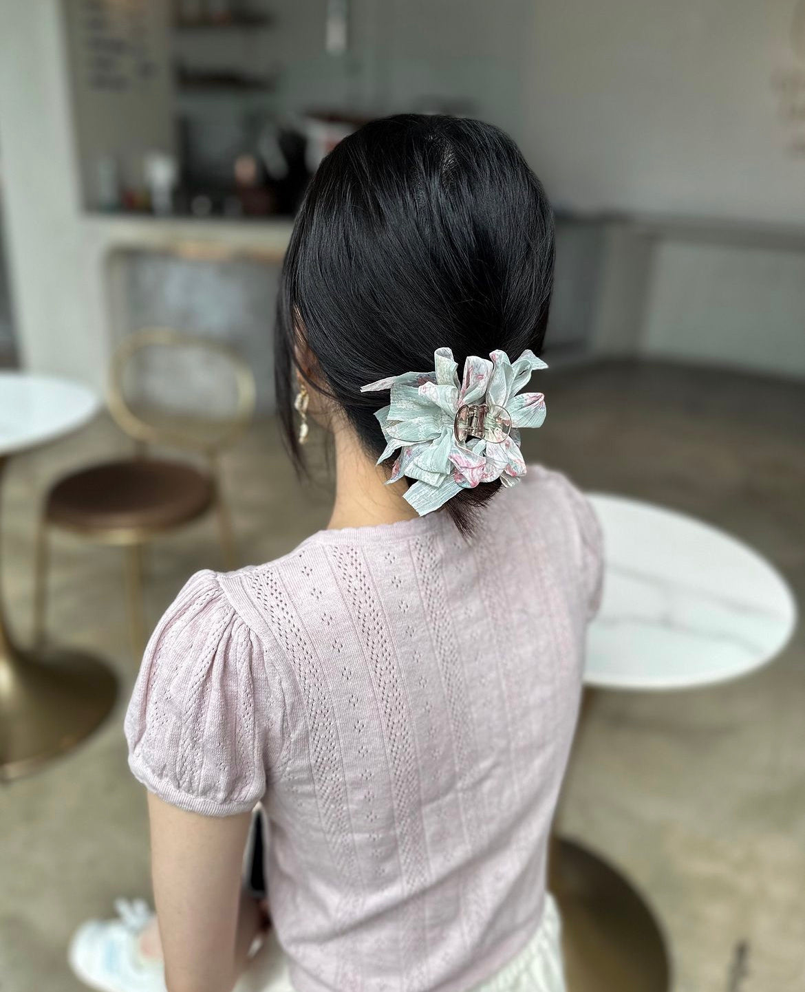 👘和風碎花迷李丸子夾