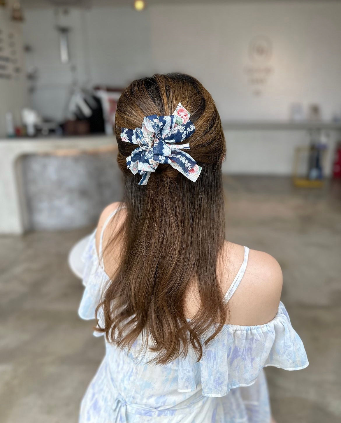 👘和風碎花迷李丸子夾
