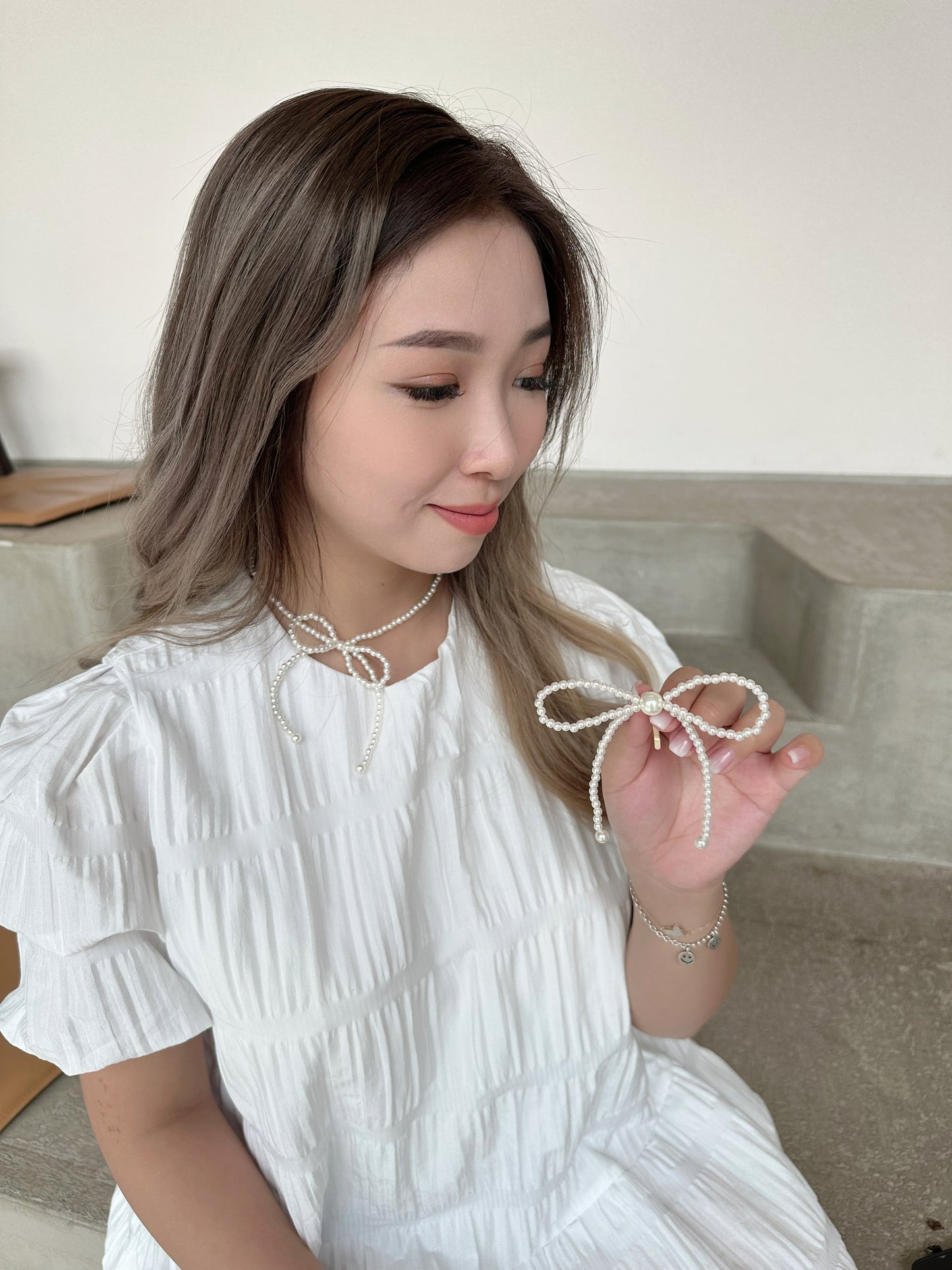 🐚手工珍珠髮插