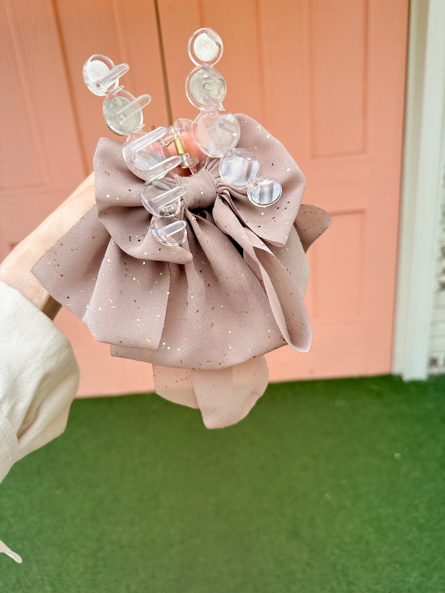 🌌星空閃閃布雪紡爪夾