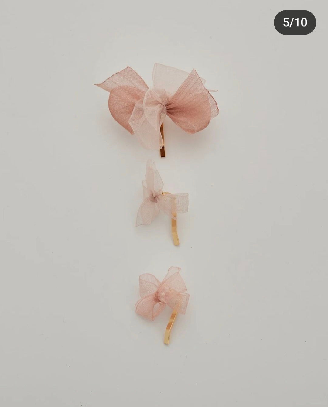 超仙網紗蝴蝶結髮插套裝