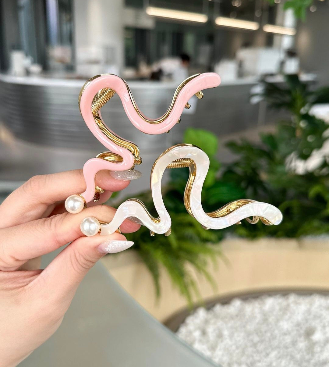 扭紋貝殼紋鯊魚夾