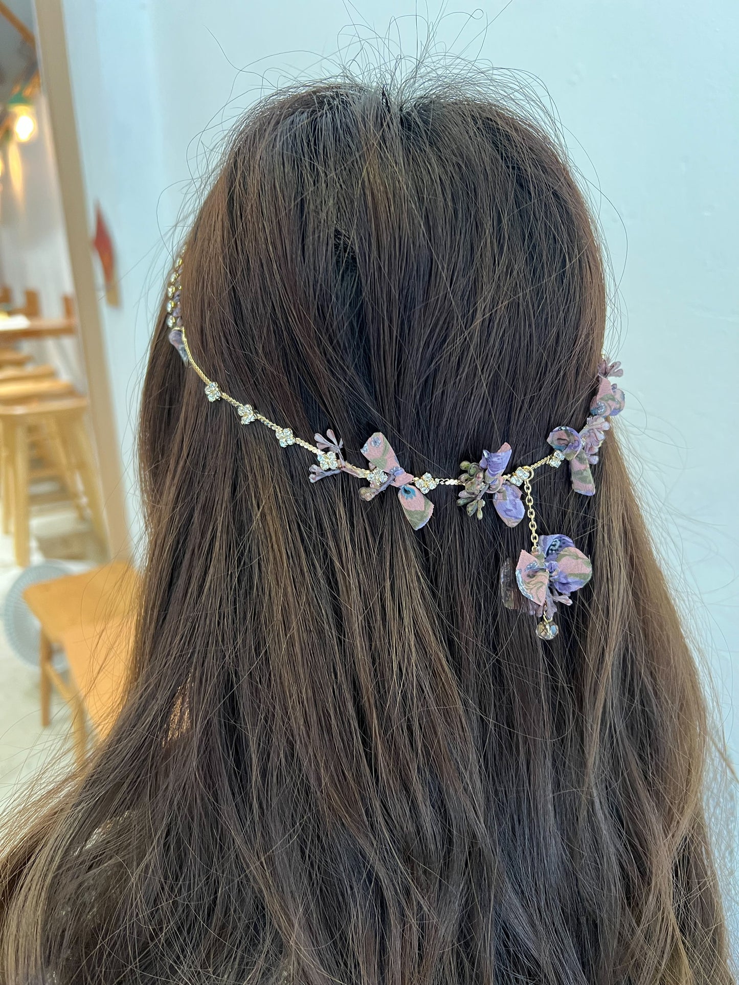 ✨韓國手工花環髮鏈頭箍