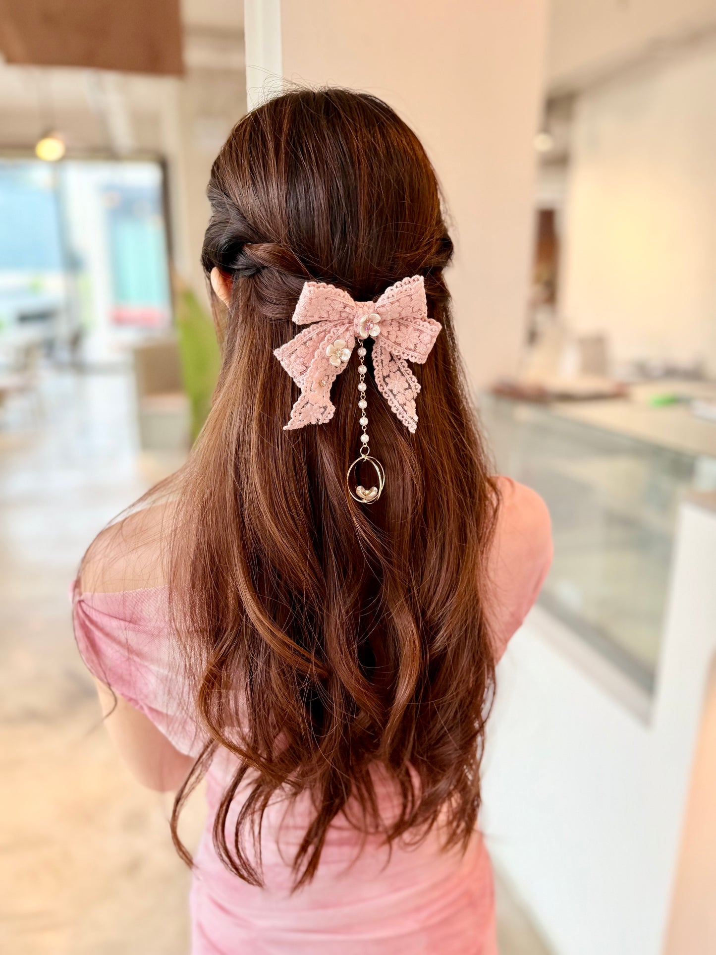 ✨韓國Lace蝴蝶結髮插🎀