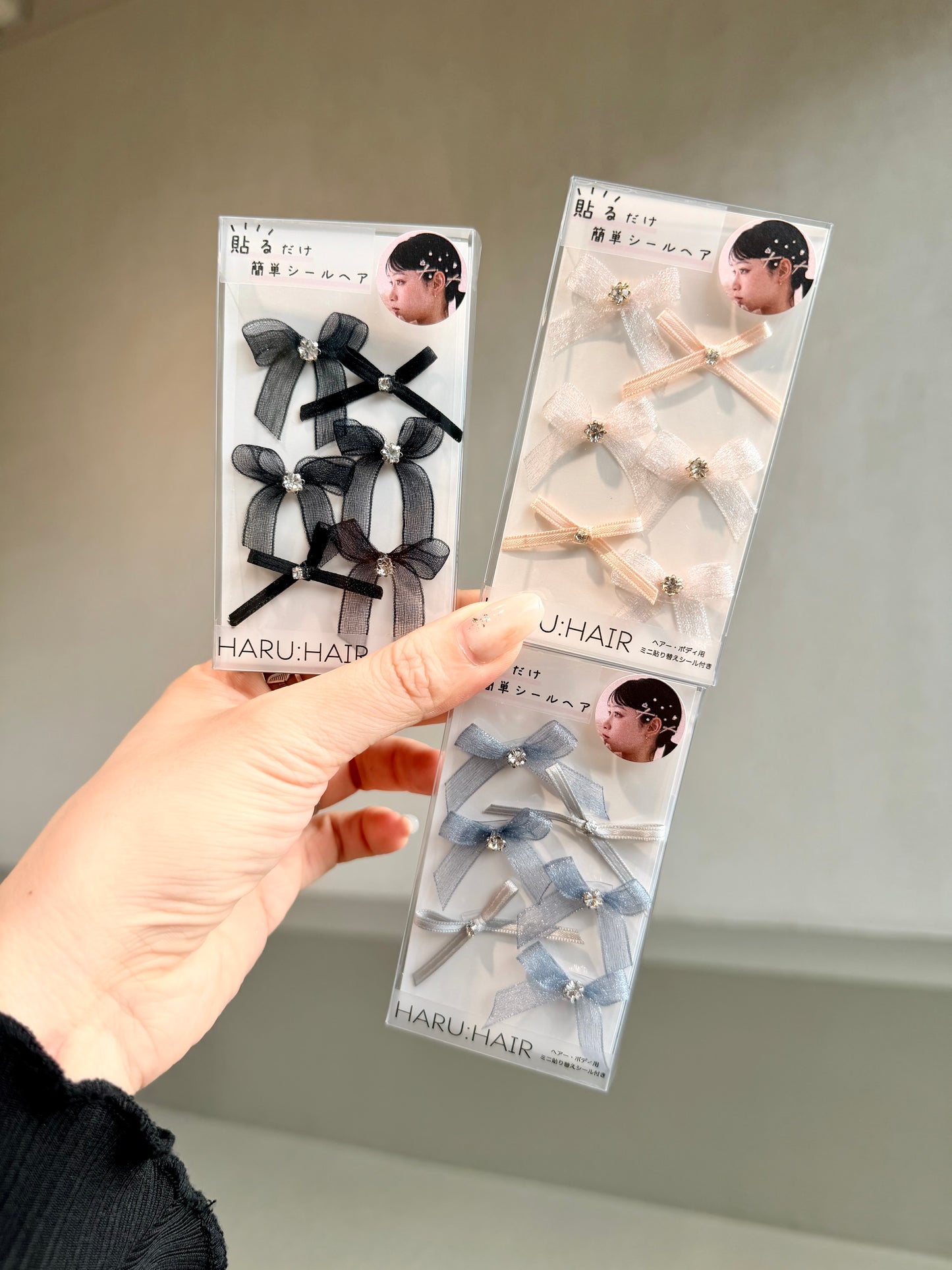 芭蕾風蝴蝶結髮貼