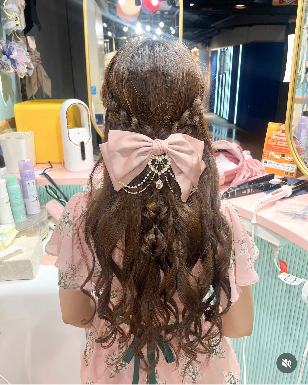 💓心形閃石大蝴蝶彈弓夾