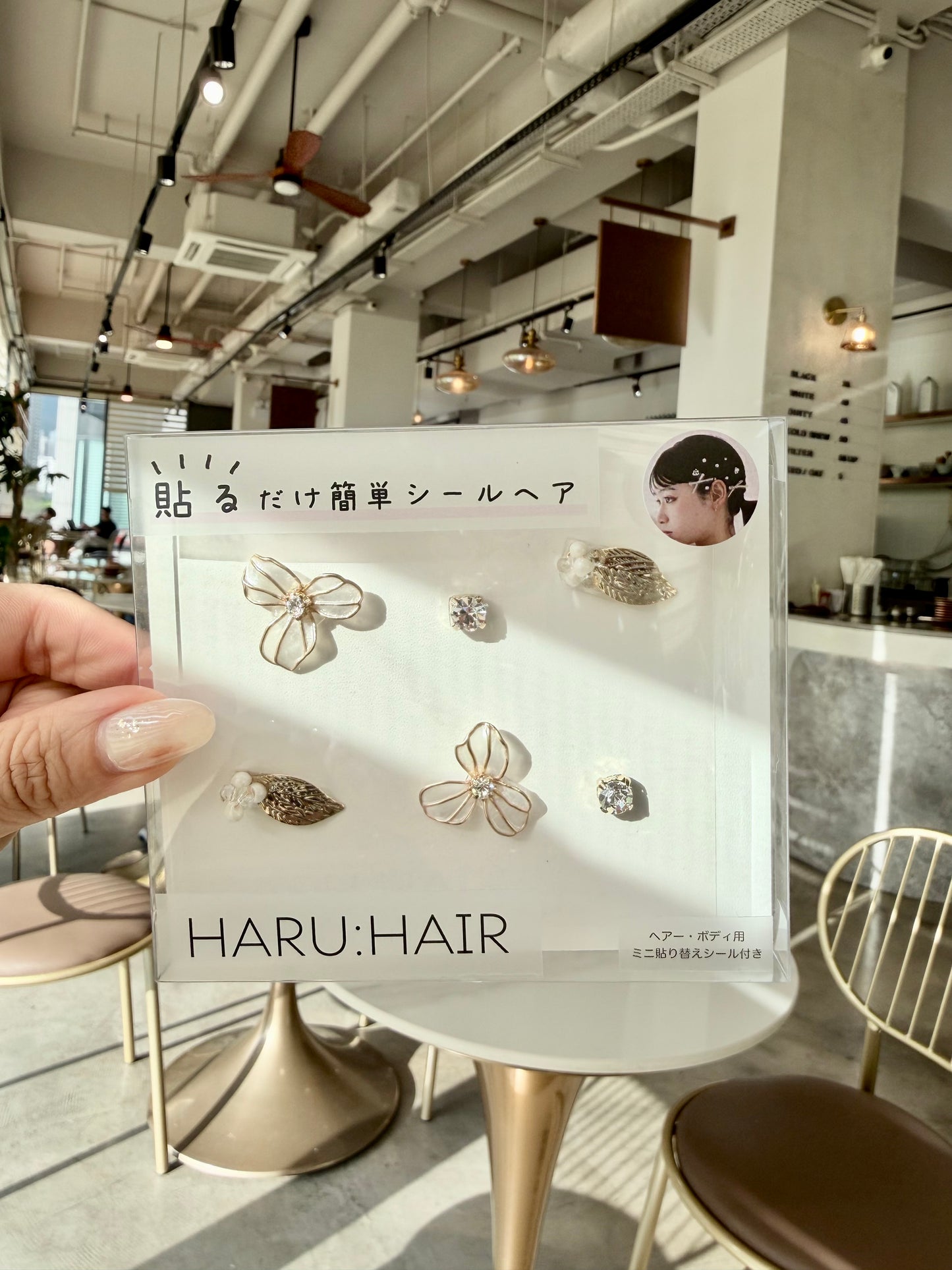 金絲織葉髮飾/身體貼紙