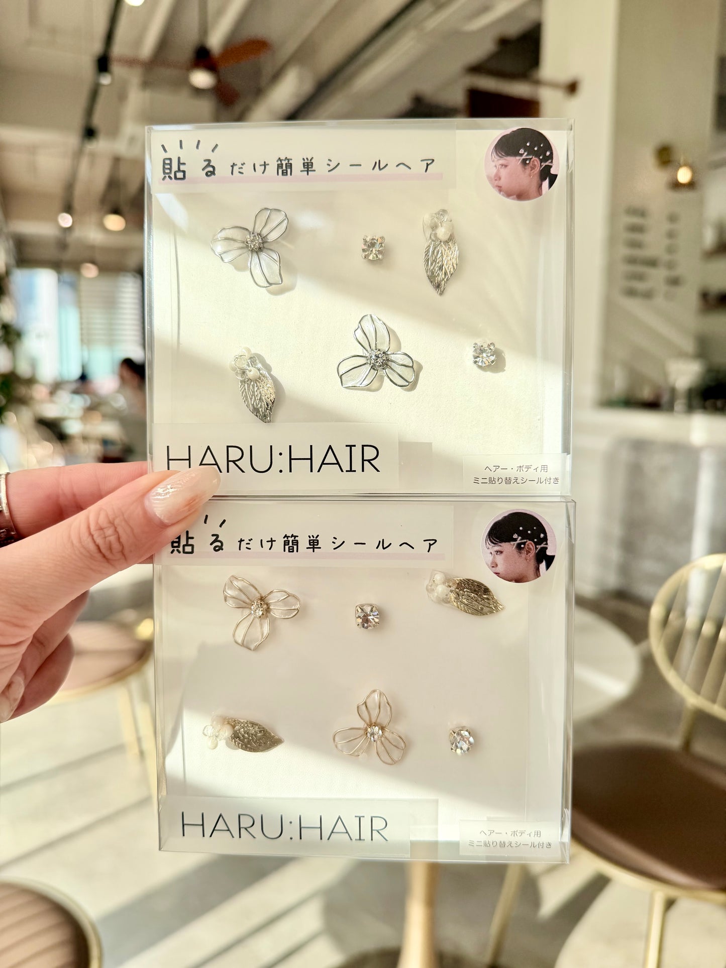金絲織葉髮飾/身體貼紙