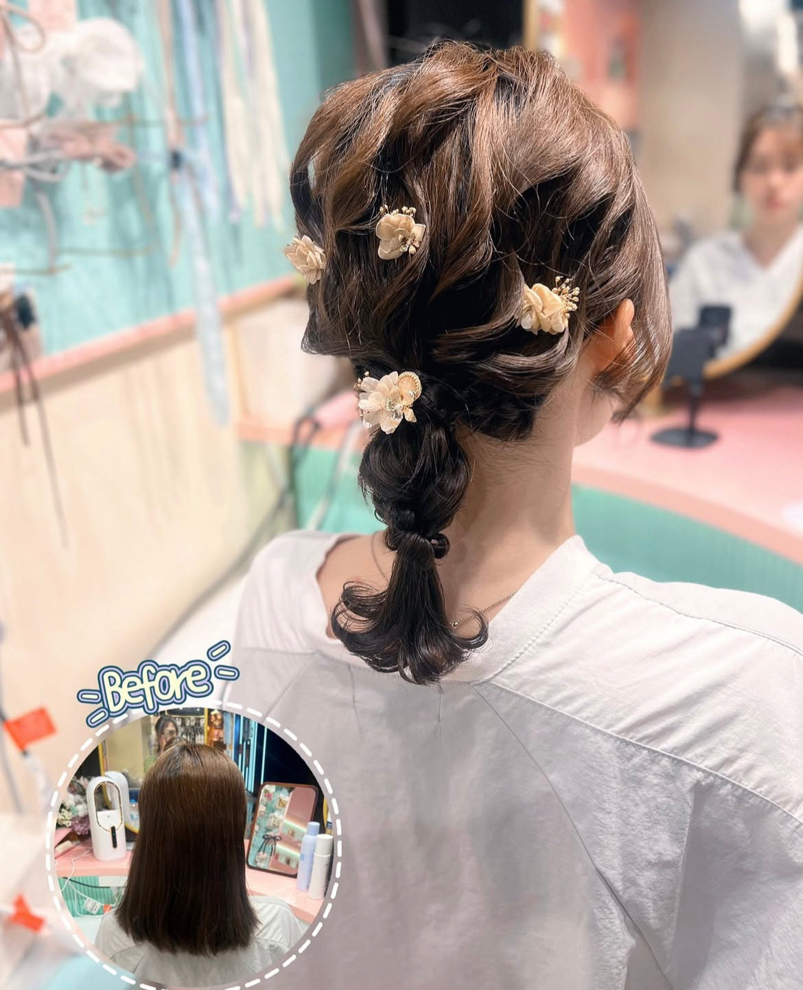 日本製🇯🇵乾花髮插套裝