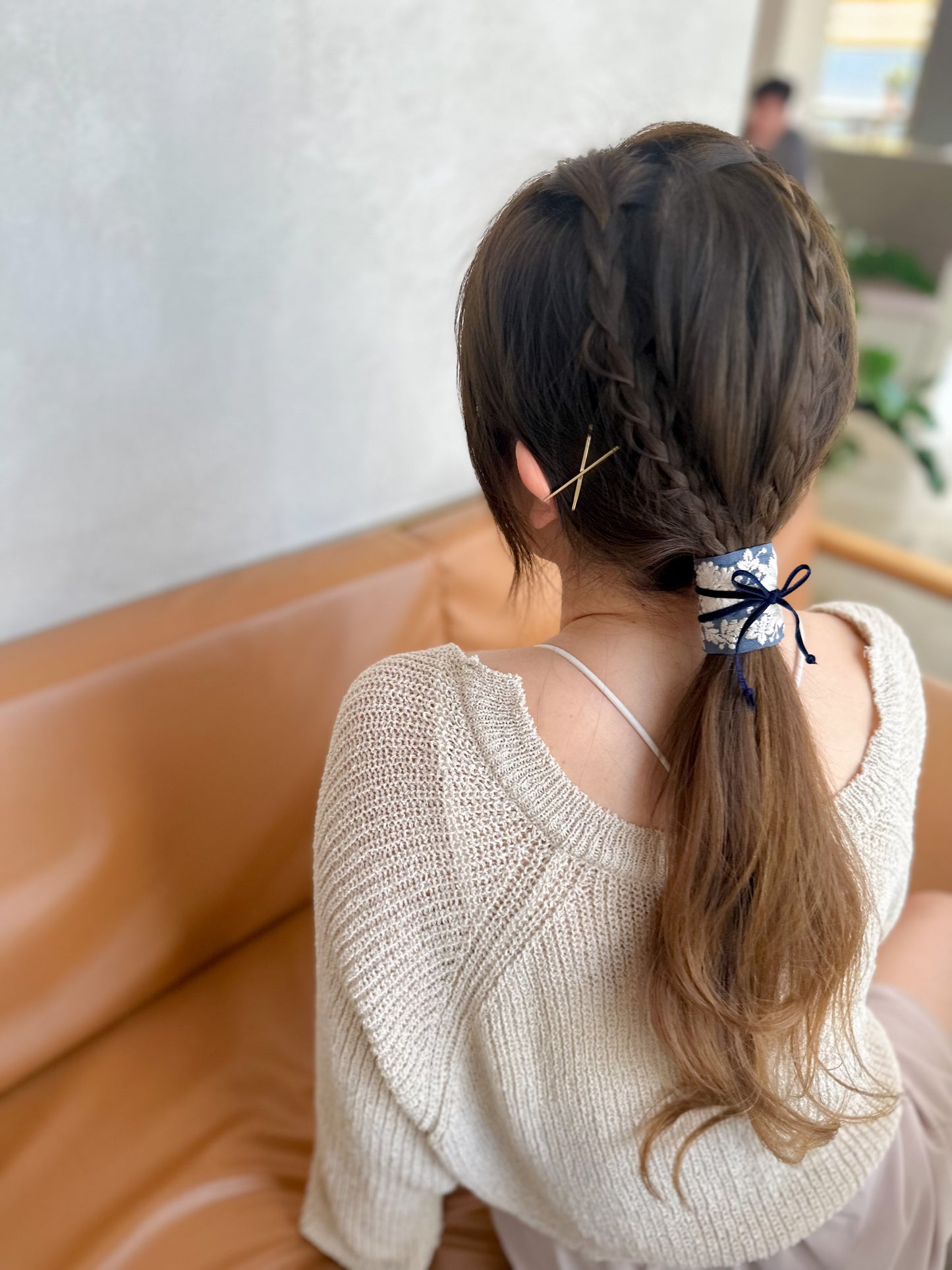 🕊️日式刺繡髮箍